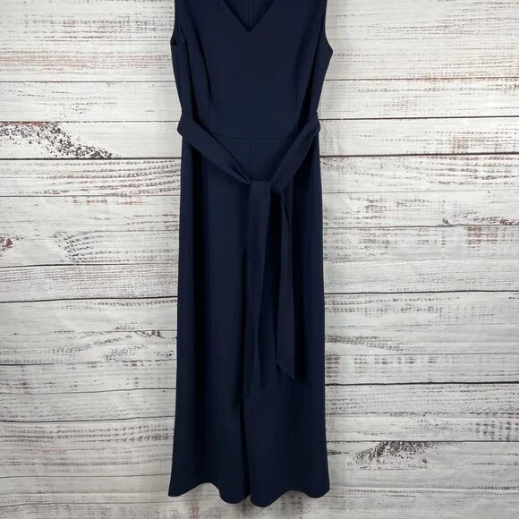 Calvin Klein Jumpsuit Womens Navy Blue Sleeveless - Picture 3 of 8